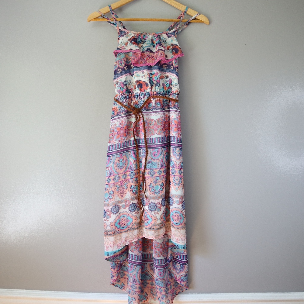 Xhilaration  Spaghetti Strap Kids Dress boho